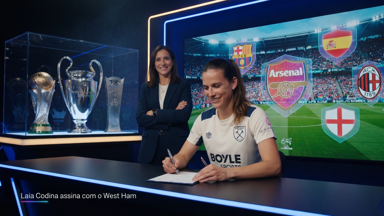 Laia Codina assina com o West Ham e chega com três títulos da Champions Laia Codina assina com o West Ham e chega com três títulos da Champions