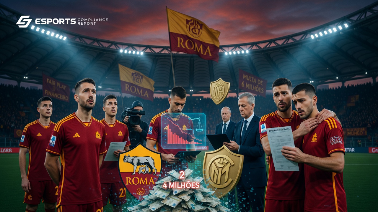 Roma hit with a 6 million euro fine from UEFA for breaching financial rules