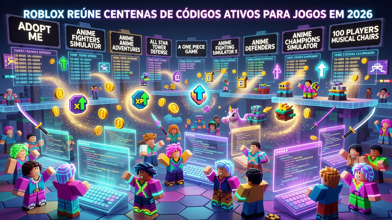 Roblox reúne cientos de códigos activos para juegos en 2026