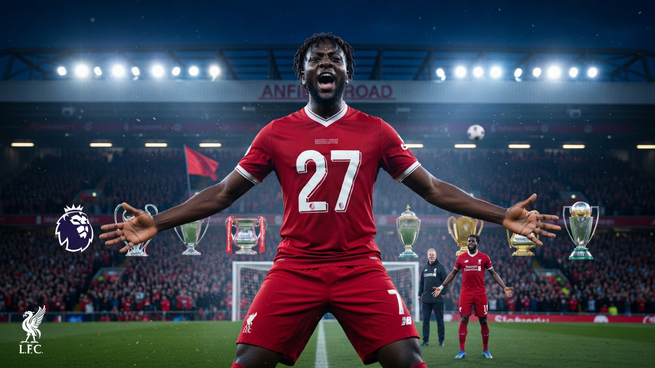 Origi marcou seis gols contra o Everton e virou ídolo eterno no Liverpool
