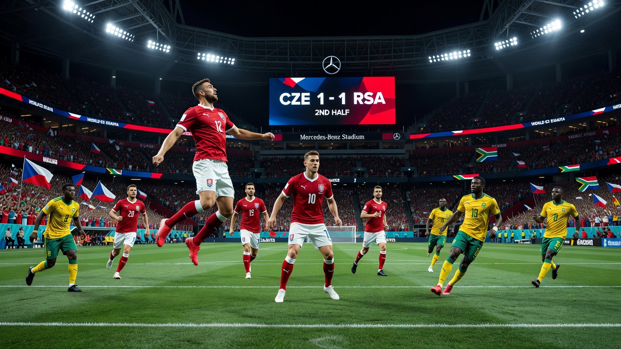 República Checa e África do Sul se enfrentam na Copa do Mundo com a eliminação no horizonte