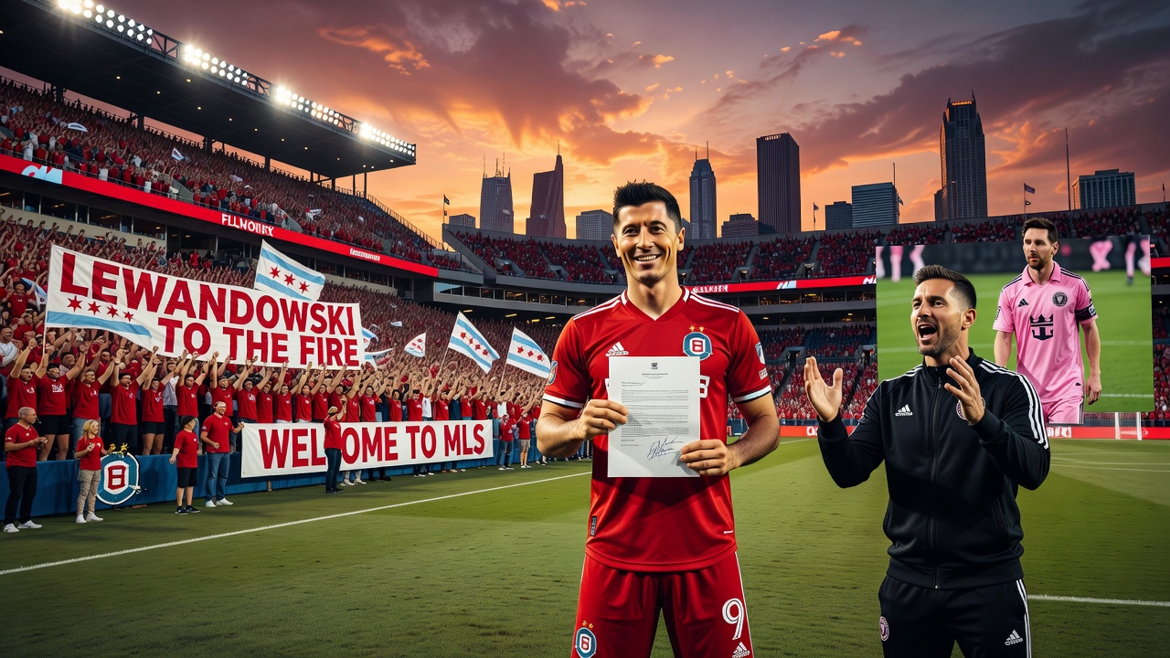 Lewandowski dogadał się z Chicago Fire i szykuje się do debiutu w MLS Lewandowski dogadał się z Chicago Fire i szykuje się do debiutu w MLS