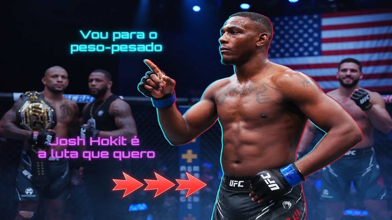 Jamahal Hill sobe ao peso-pesado e mira estreia contra Josh Hokit