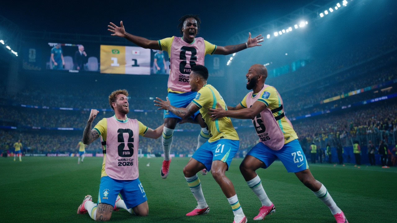 Brasil vira sobre o Japão por 2 a 1 e avança às oitavas da Copa de 2026 Brasil vira sobre o Japão por 2 a 1 e avança às oitavas da Copa de 2026