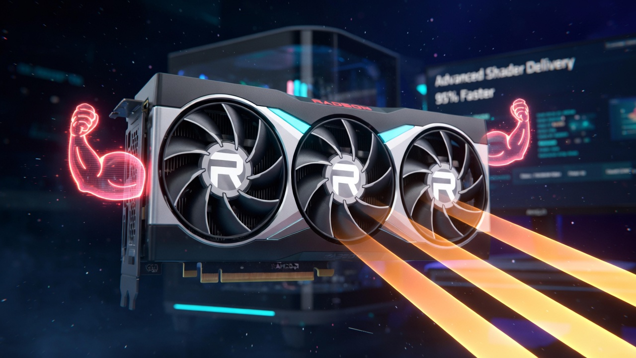 AMD সম্পূর্ণ RDNA লাইনআপে Advanced Shader Delivery সম্প্রসারিত করল, লোডিং সময় ৯৫% কমাল AMD সম্পূর্ণ RDNA লাইনআপে Advanced Shader Delivery সম্প্রসারিত করল, লোডিং সময় ৯৫% কমাল