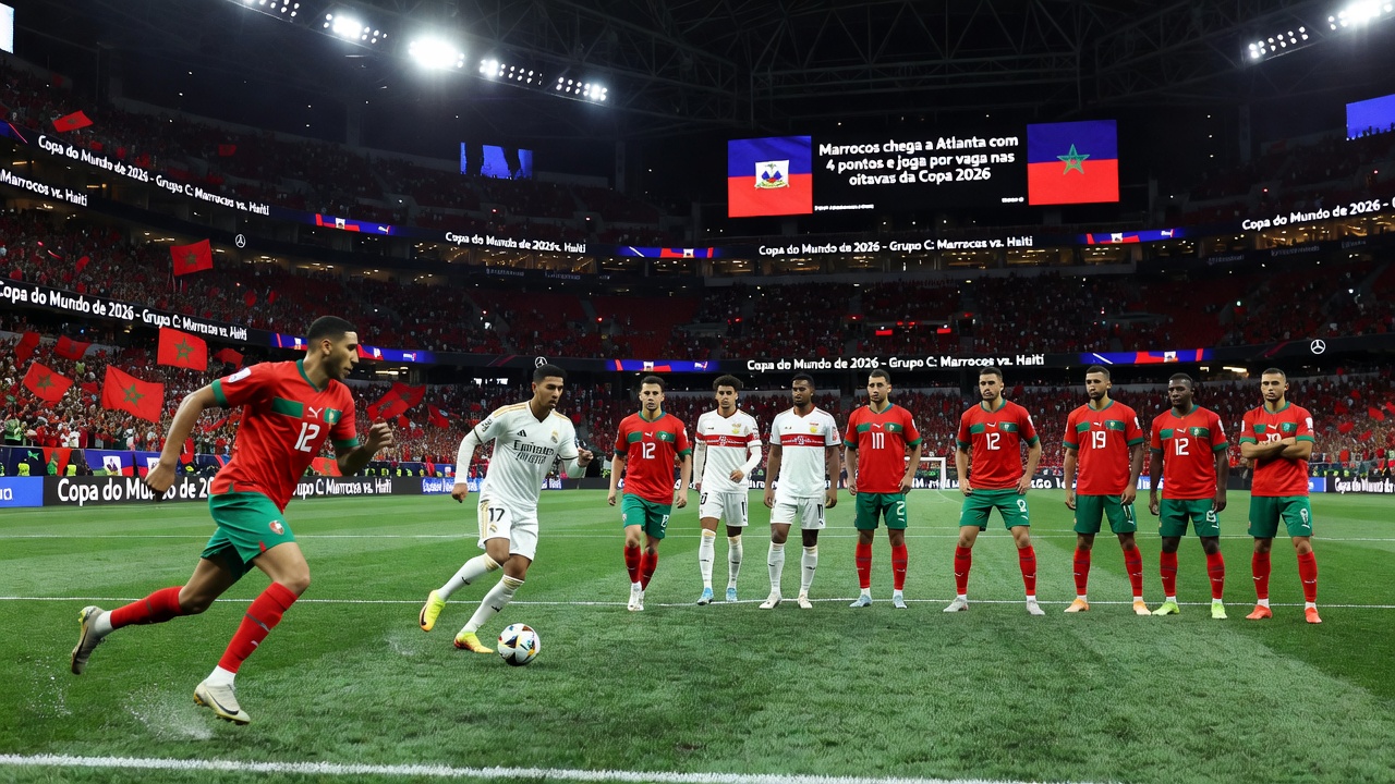 Marrocos chega a Atlanta com 4 pontos e joga por vaga nas oitavas da Copa 2026