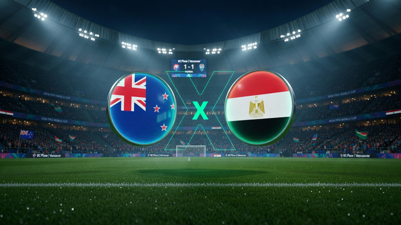 Nova Zelândia e Egito se enfrentam na Copa 2026 sem margem para erro