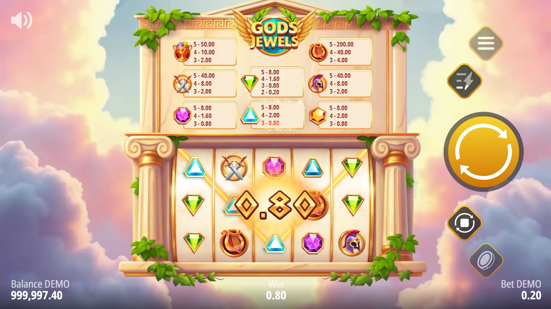 Sounds and gameplay experience