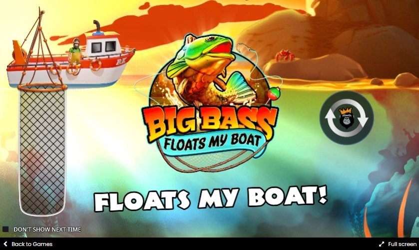 Big Bass Floats My Boat gameplay on 5x3 reels