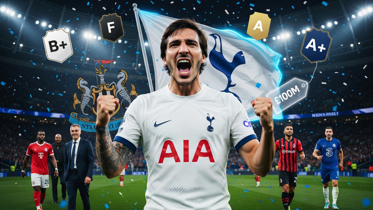 Tonali ao Tottenham por £100 mi e mais: quem ganhou e quem perdeu na janela de verão
