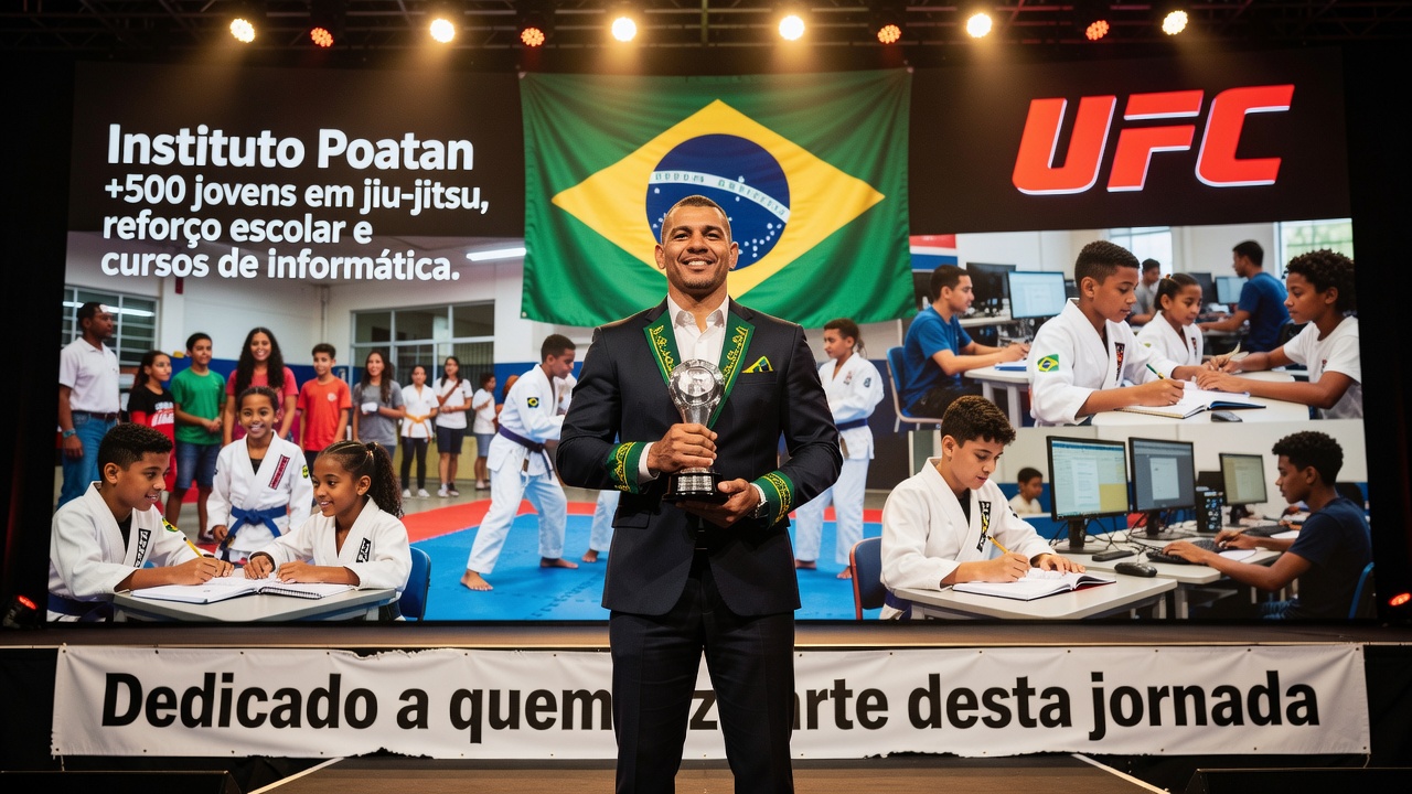 Alex Pereira recebe prêmio Forrest Griffin 2026 e dedica a quem “fez parte desta jornada”