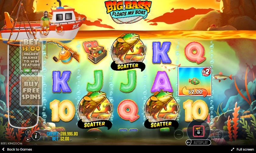 Big Bass Floats My Boat jackpot and max win