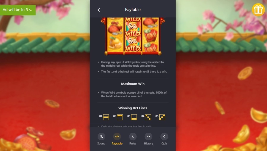 Bonus rounds and free spins