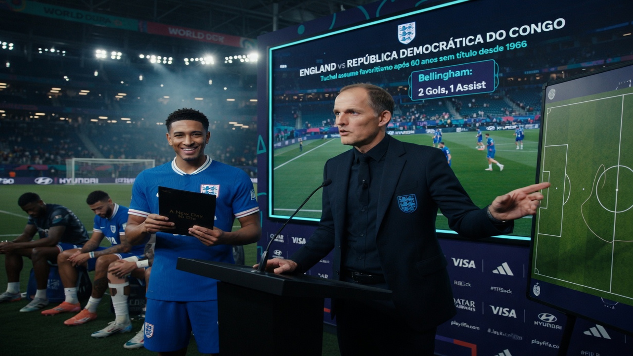 Tuchel assume favoritismo da Inglaterra antes de encarar a RD Congo no Mundial Tuchel assume favoritismo da Inglaterra antes de encarar a RD Congo no Mundial