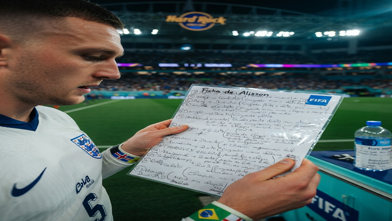 Ficha de Alisson vira item cobiçado antes de Inglaterra x Noruega na Copa Ficha de Alisson vira item cobiçado antes de Inglaterra x Noruega na Copa