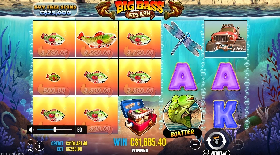 Paytable and winning combinations