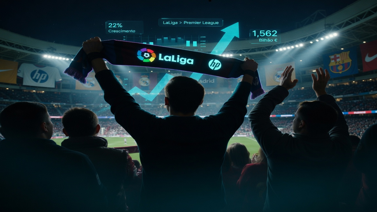 LaLiga cresce 22% em receitas comerciais e lidera entre as cinco grandes ligas LaLiga cresce 22% em receitas comerciais e lidera entre as cinco grandes ligas