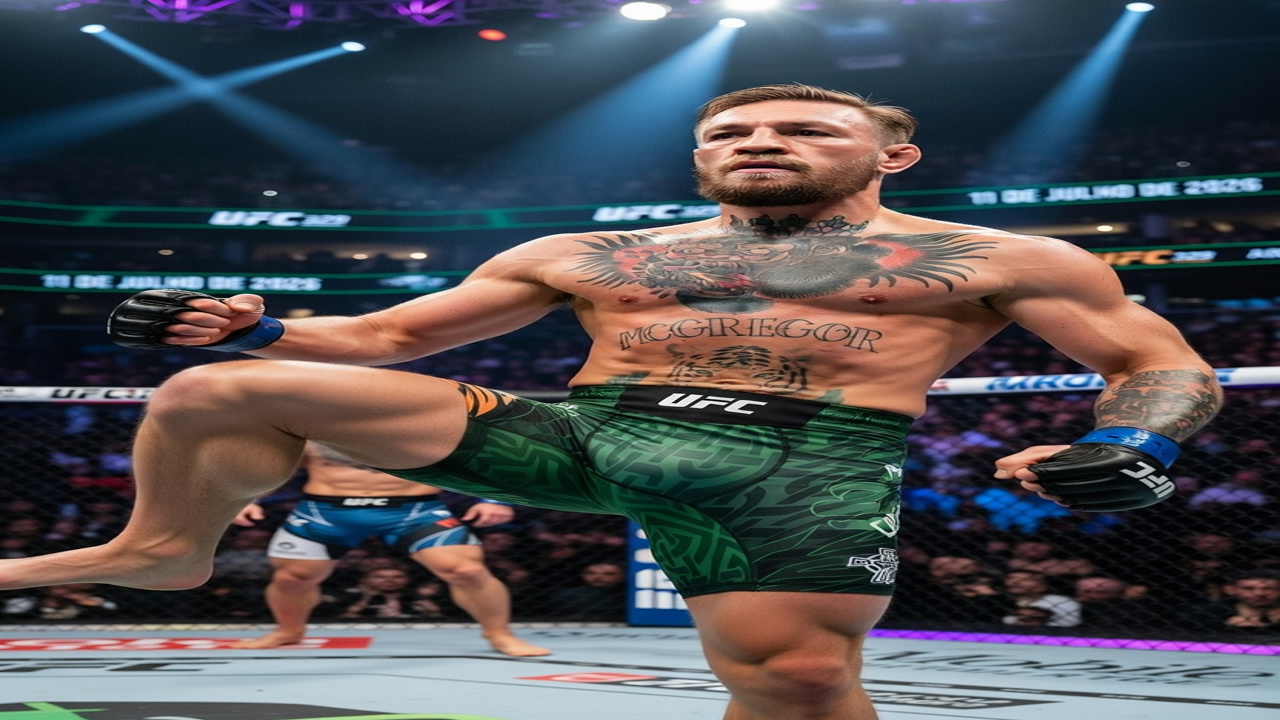 McGregor enfrenta Holloway no UFC 329 após cinco anos fora do octógono McGregor enfrenta Holloway no UFC 329 após cinco anos fora do octógono
