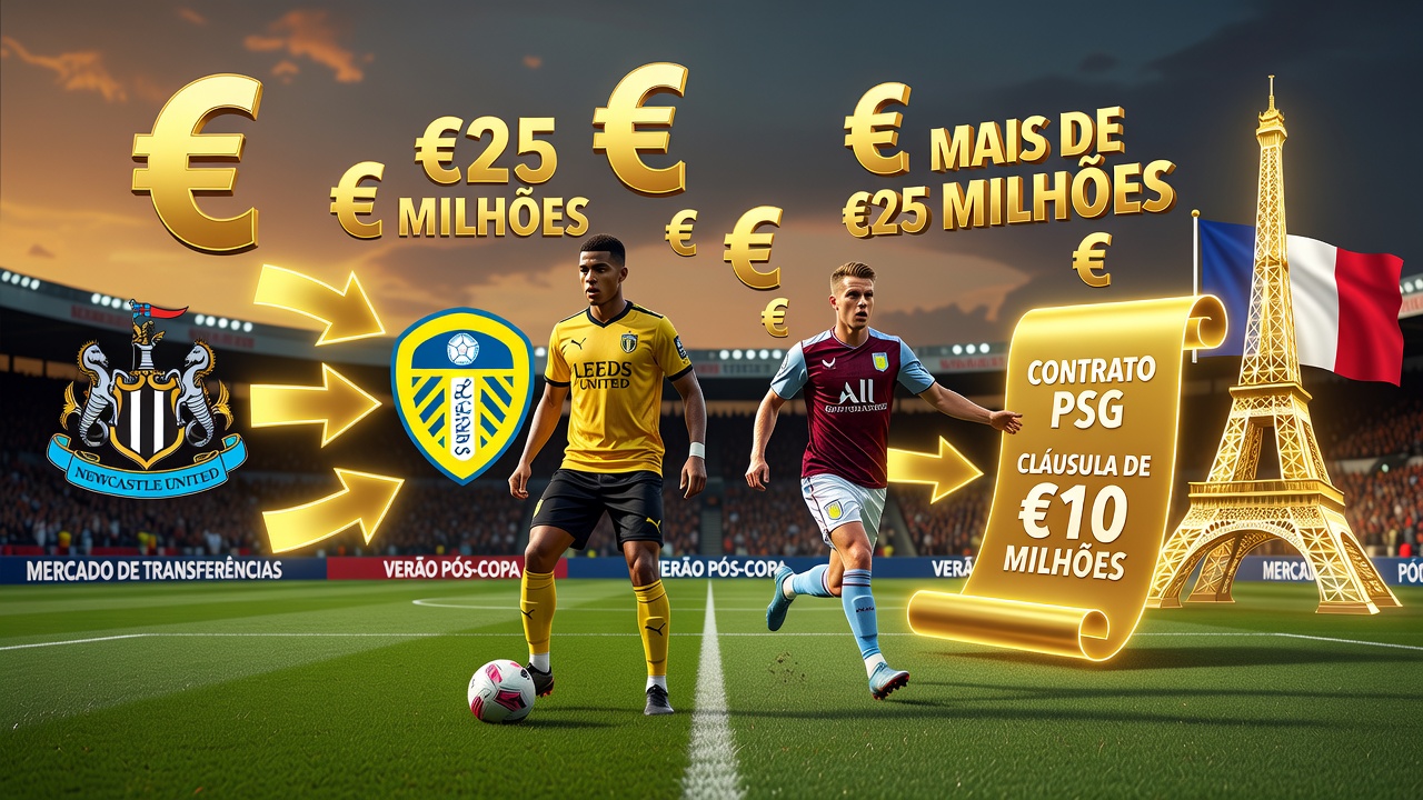 Newcastle e Leeds disputam atacante do Midtjylland por mais de €25 milhões