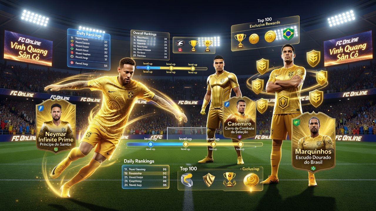 FC Online libera Neymar Infinite Prime no evento Vinh Quang Sân Cỏ