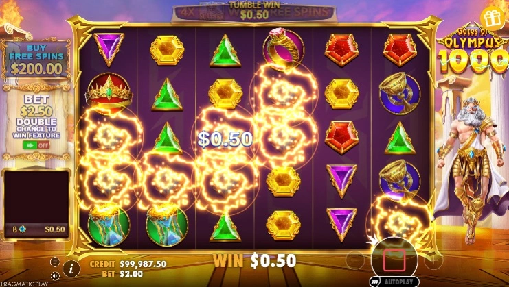 Paytable and winning combinations