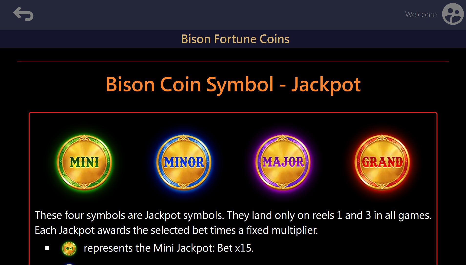 Bonuses and symbols