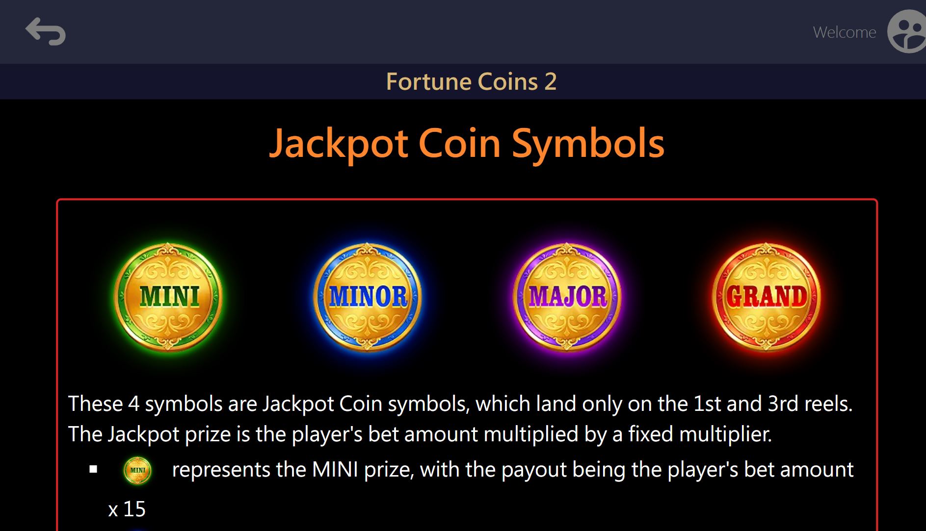 Bonuses and symbols