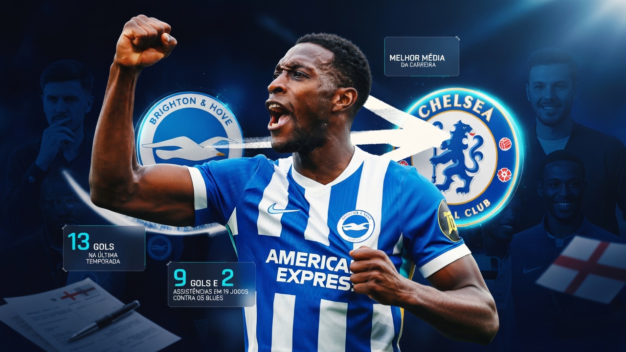 Welbeck troca o Brighton pelo Chelsea aos 35 anos