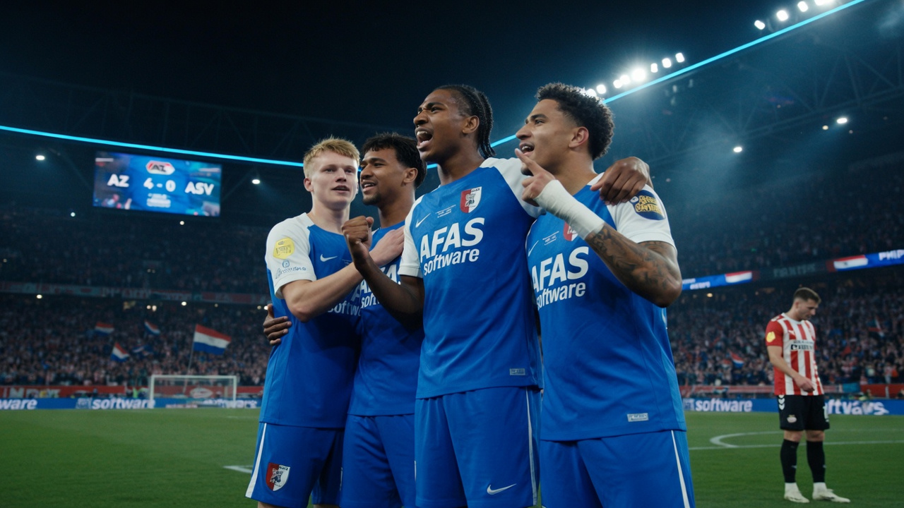 AZ Alkmaar goleia PSV por 4-0 e leva a Supertaça
