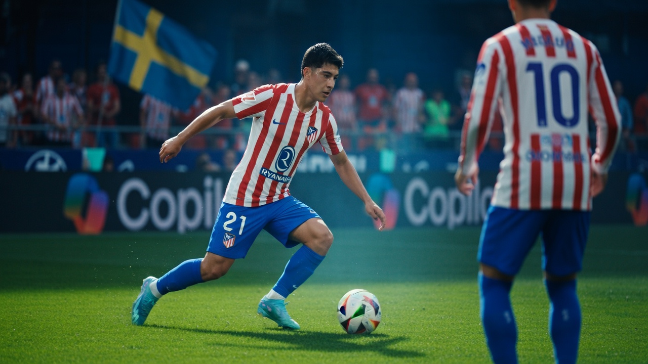 Obed Vargas atua 45 minutos na derrota do Atlético por 2 a 1