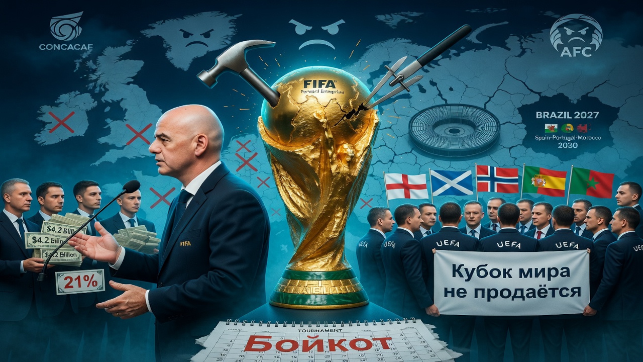 Европа бойкотирует Кубки мира из-за плана Инфантино продать долю ФИФА Европа бойкотирует Кубки мира из-за плана Инфантино продать долю ФИФА