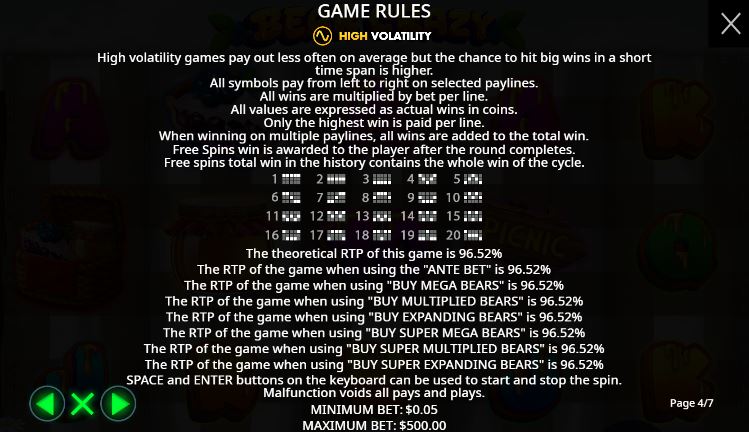 Bonuses and symbols