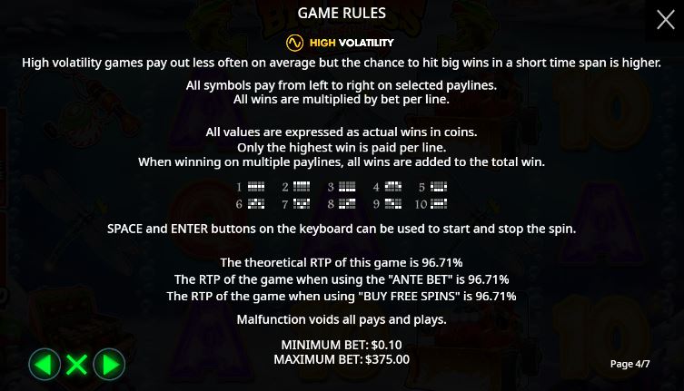Bonuses and symbols