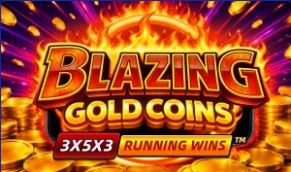 Blazing Gold Coins Running Wins