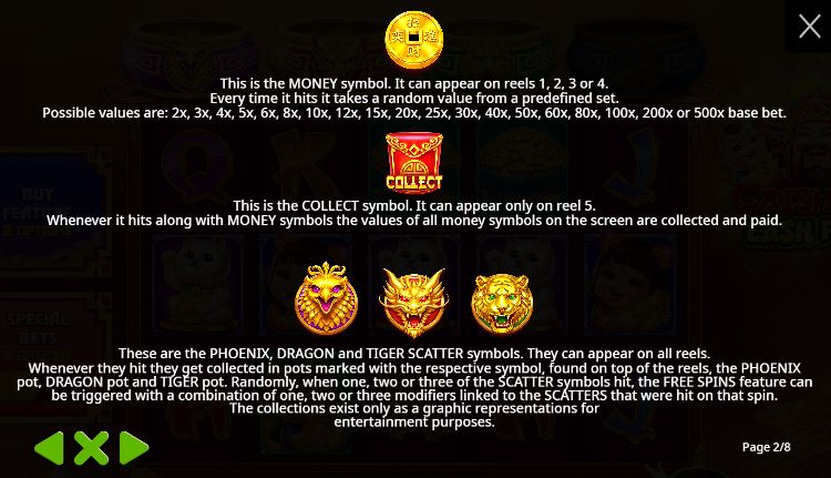 Bonuses and symbols