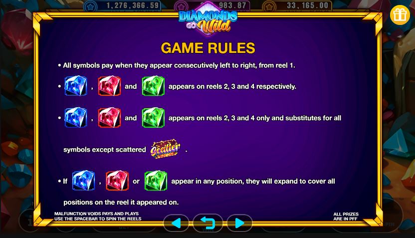 Bonuses and symbols