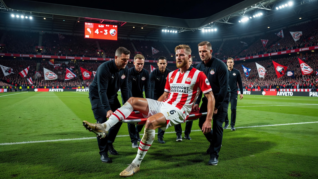 Schouten rompe o ligamento cruzado e desfalca o PSV até a Copa