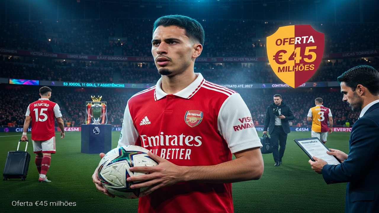 Arsenal recebe oferta de €45 milhões por Martinelli