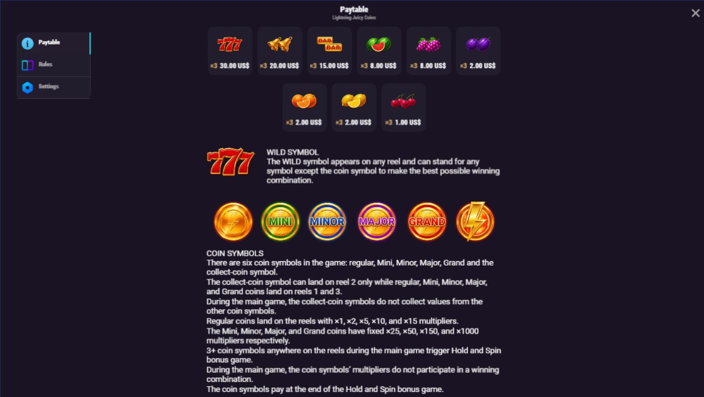 Bonuses and symbols