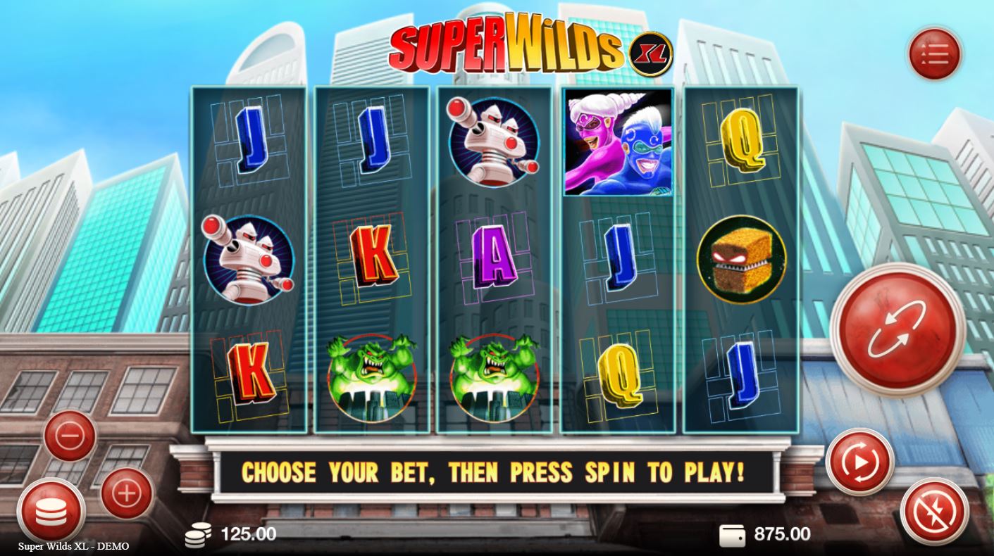 Paytable and winning combinations