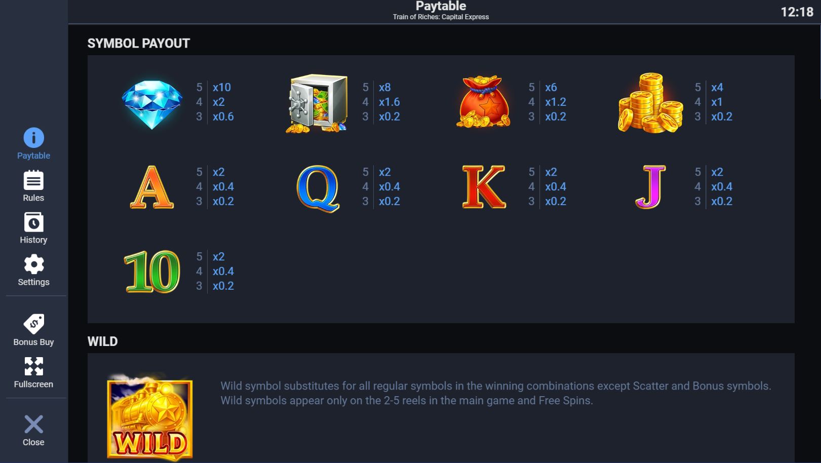 Bonuses and symbols