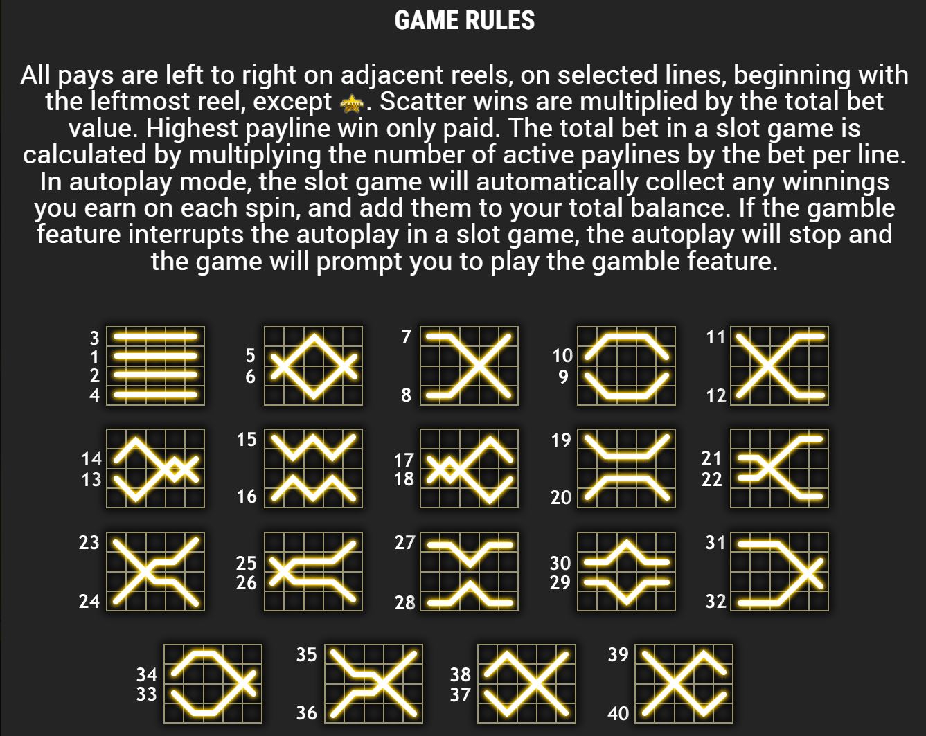 Bonuses and symbols