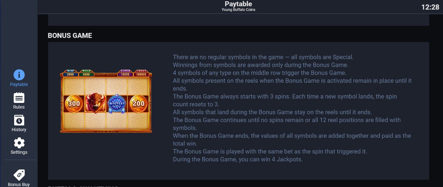 Bonuses and symbols