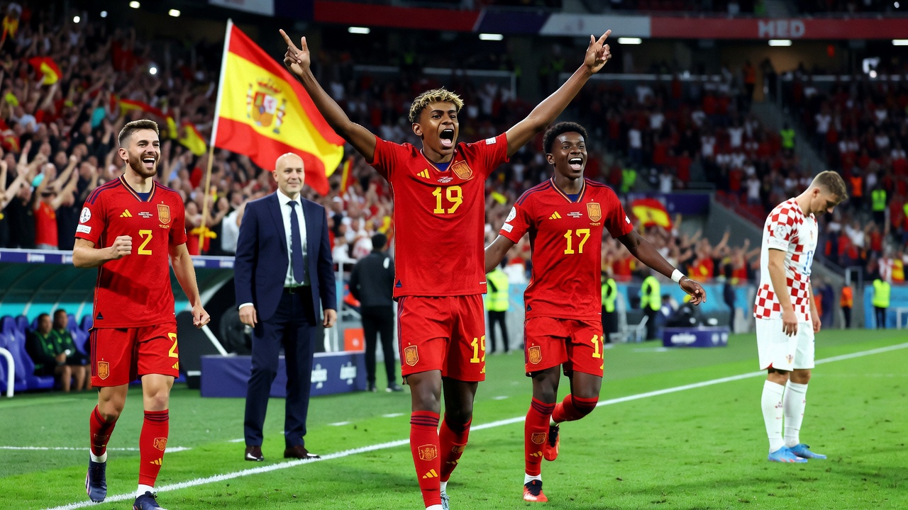 Espanha goleia Croácia por 4 a 1 e lidera grupo na Nations League